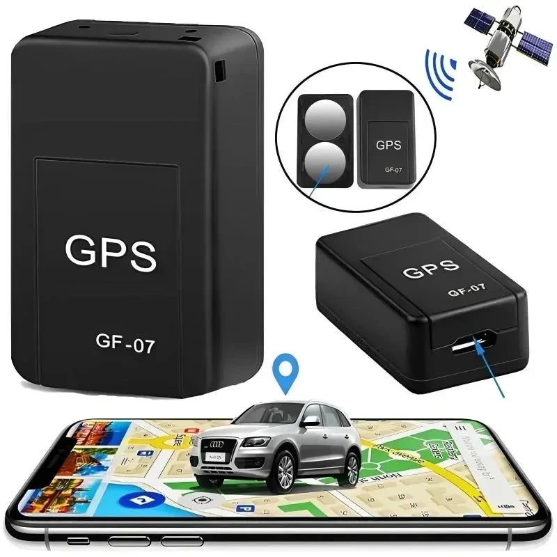 Vehicle GPS Locator GF07 Magnetic Mini GPS Tracker Car Pet Real-Time GPS Tracking Device Portable GPS Locator Position APP - Tech Meets Trend