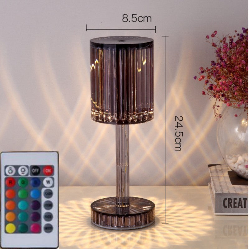 Diamond Crystal Table Lamp.