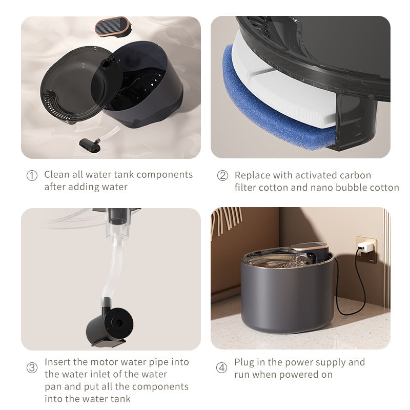 Automatic Pet Water Fountain - Tech Meets Trend