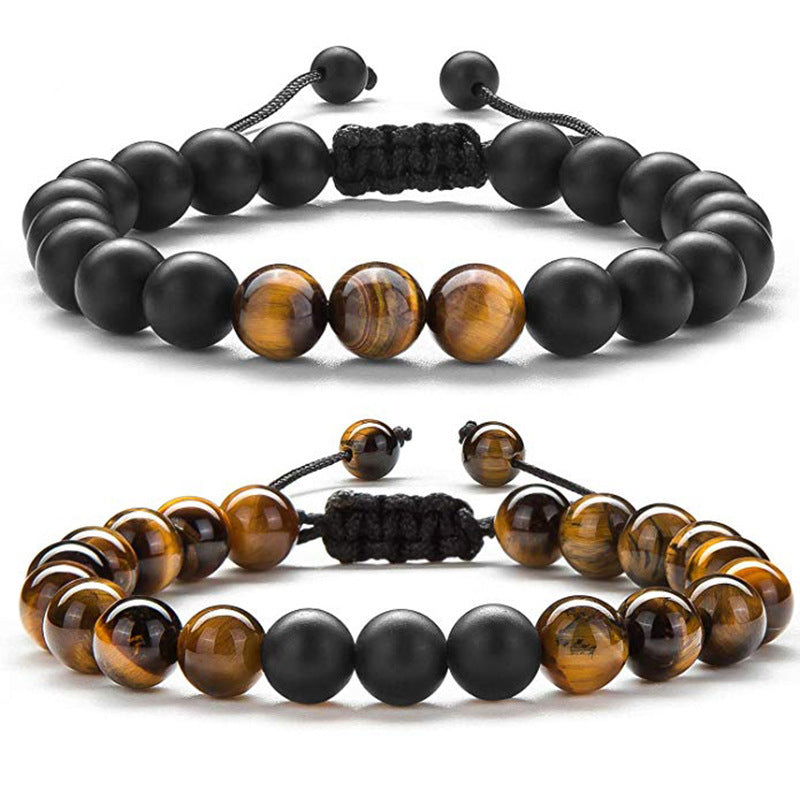 Unisex Tiger Eye Bracelets.