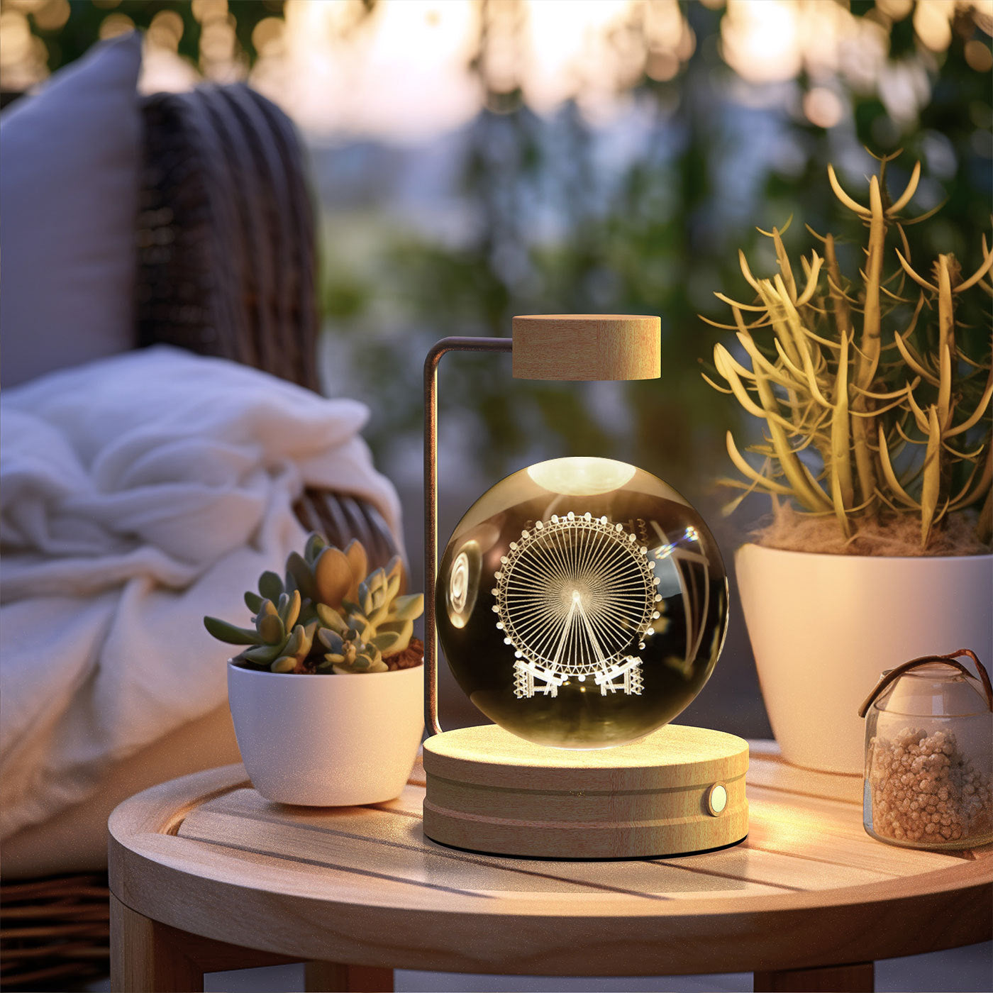 Beautiful Crystal Ball Cosmic Indoor Night Light - Tech Meets Trend