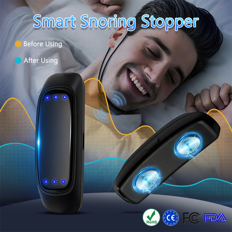 Smart Anti Snoring Device EMS Pulse Sleep Aid.