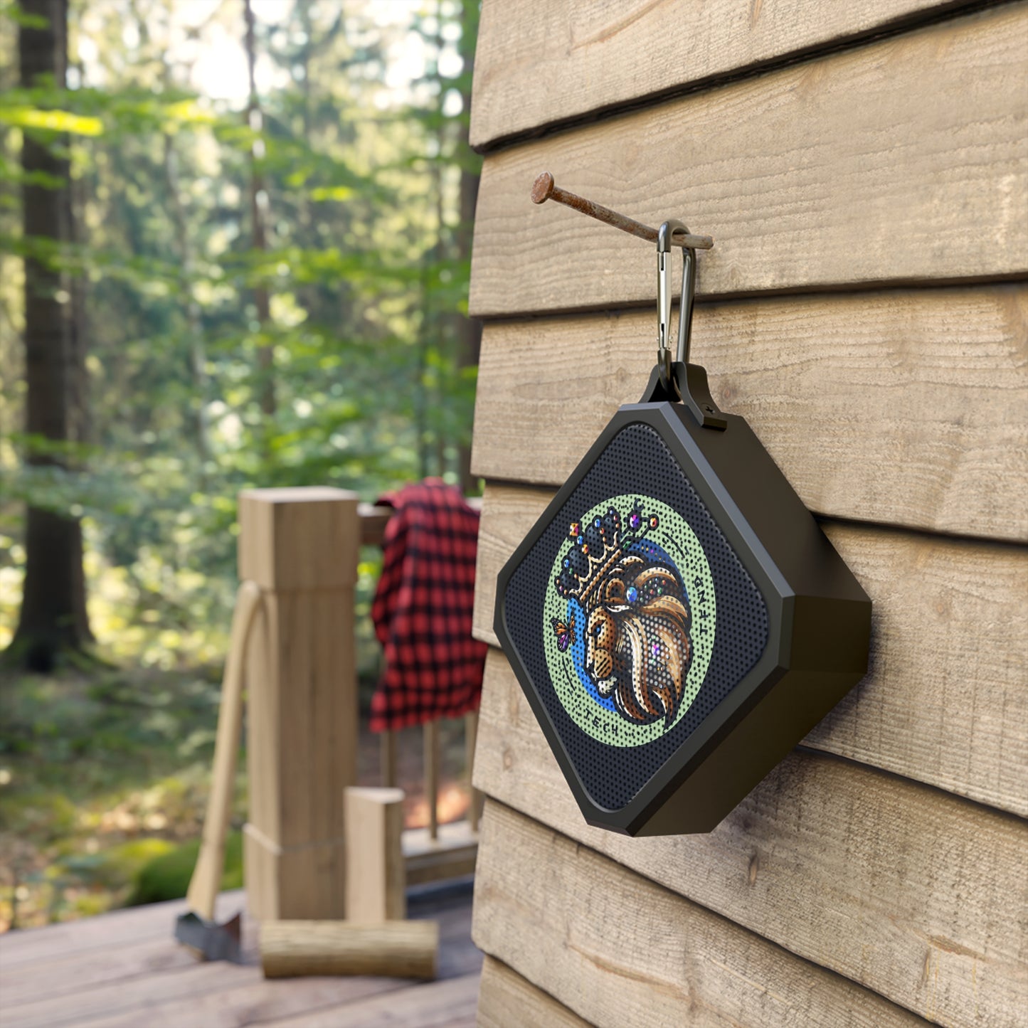 Bluetooth Speaker with Majestic Lion Design - Outdoor Adventure Companion - Tech Meets Trend