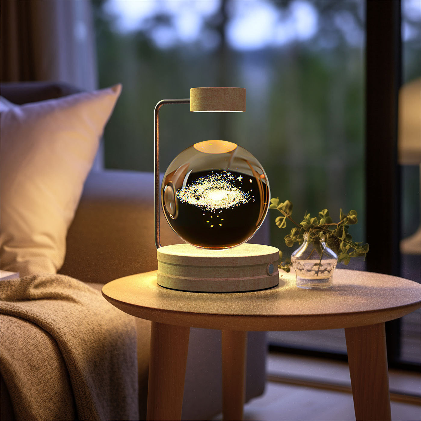 Beautiful Crystal Ball Cosmic Indoor Night Light - Tech Meets Trend