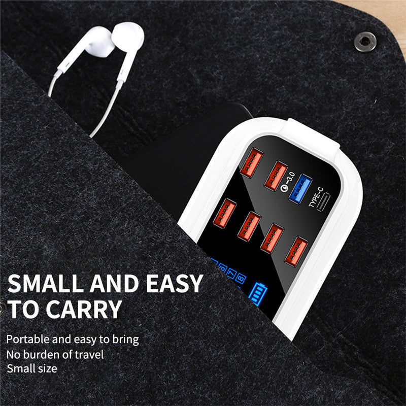Sleek Smart Digital Power Strip - Tech Meets Trend