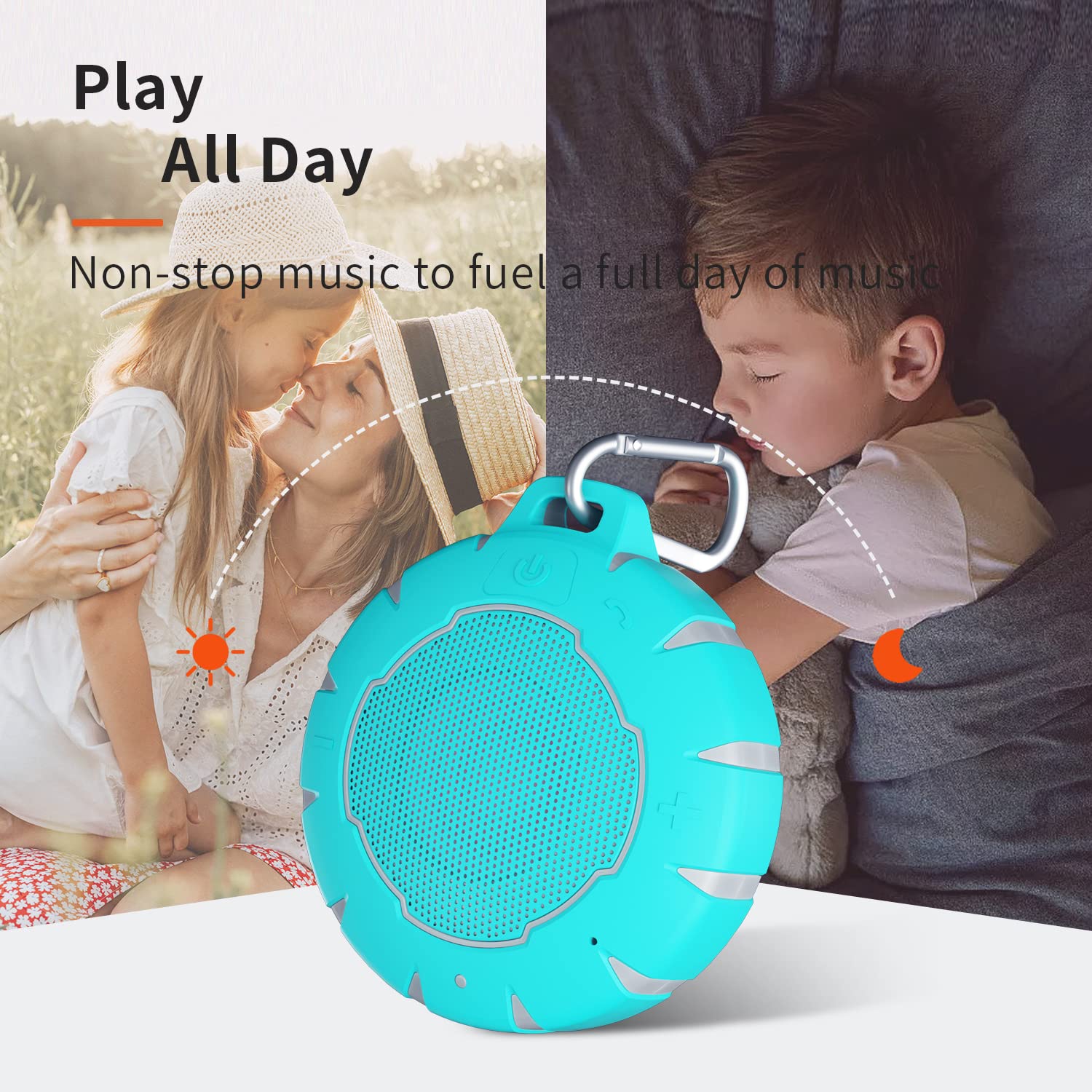 HEYSONG Waterproof  Bluetooth Speaker Durable & Portable - Tech Meets Trend
