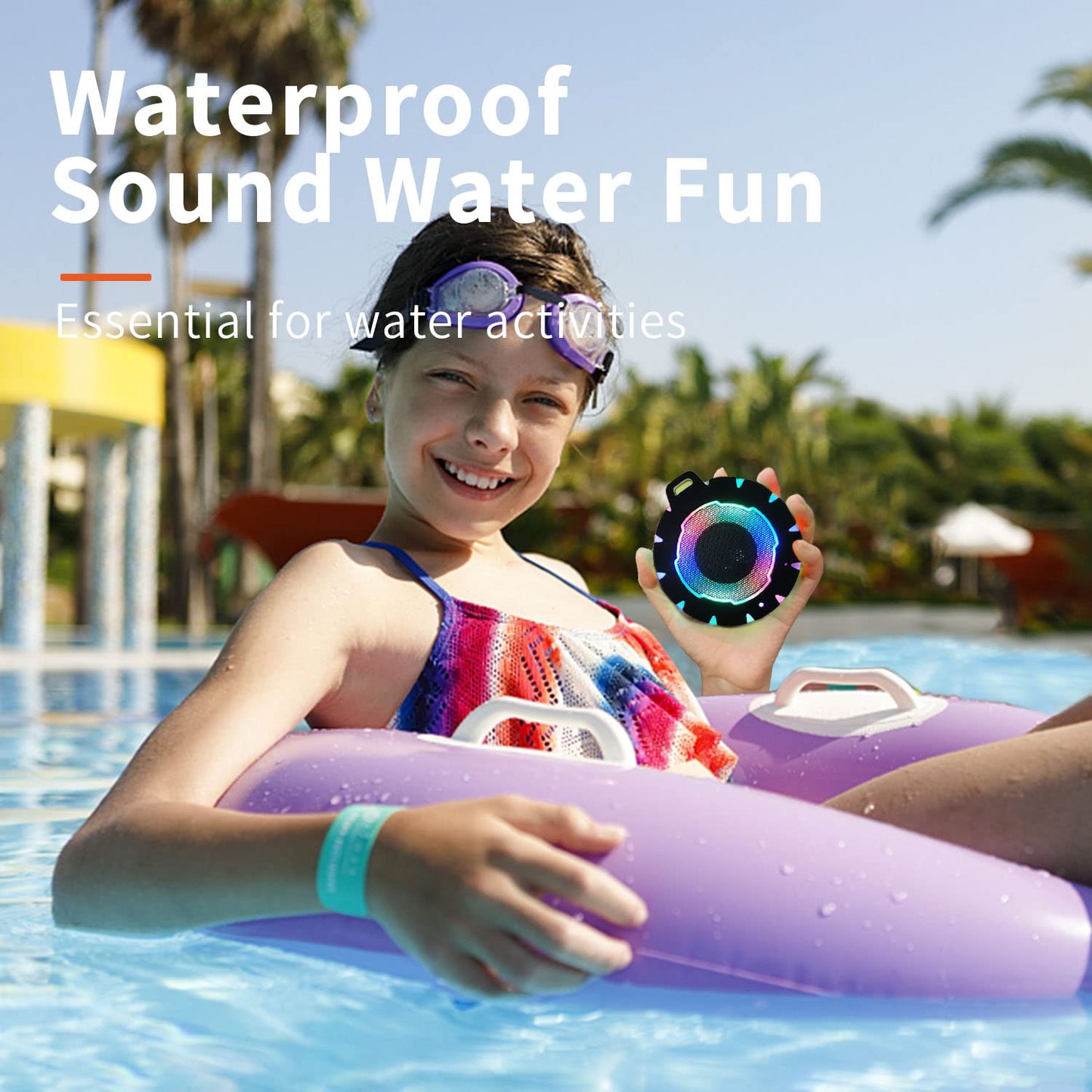 HEYSONG Waterproof  Bluetooth Speaker Durable & Portable - Tech Meets Trend