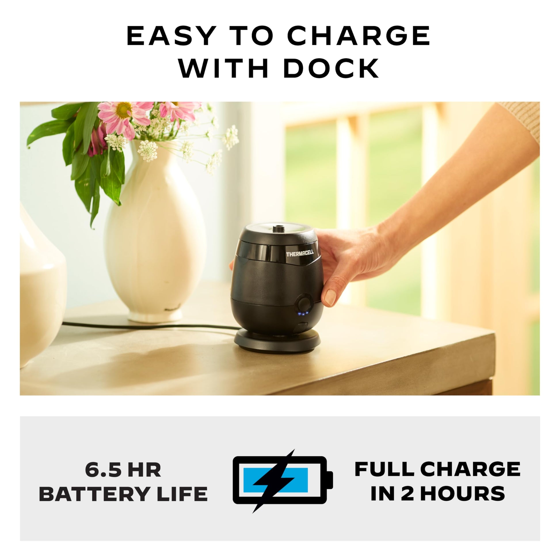 Thermacell Rechargeable Mosquito Repeller with 20’ Mosquito Protection Zone - Tech Meets Trend