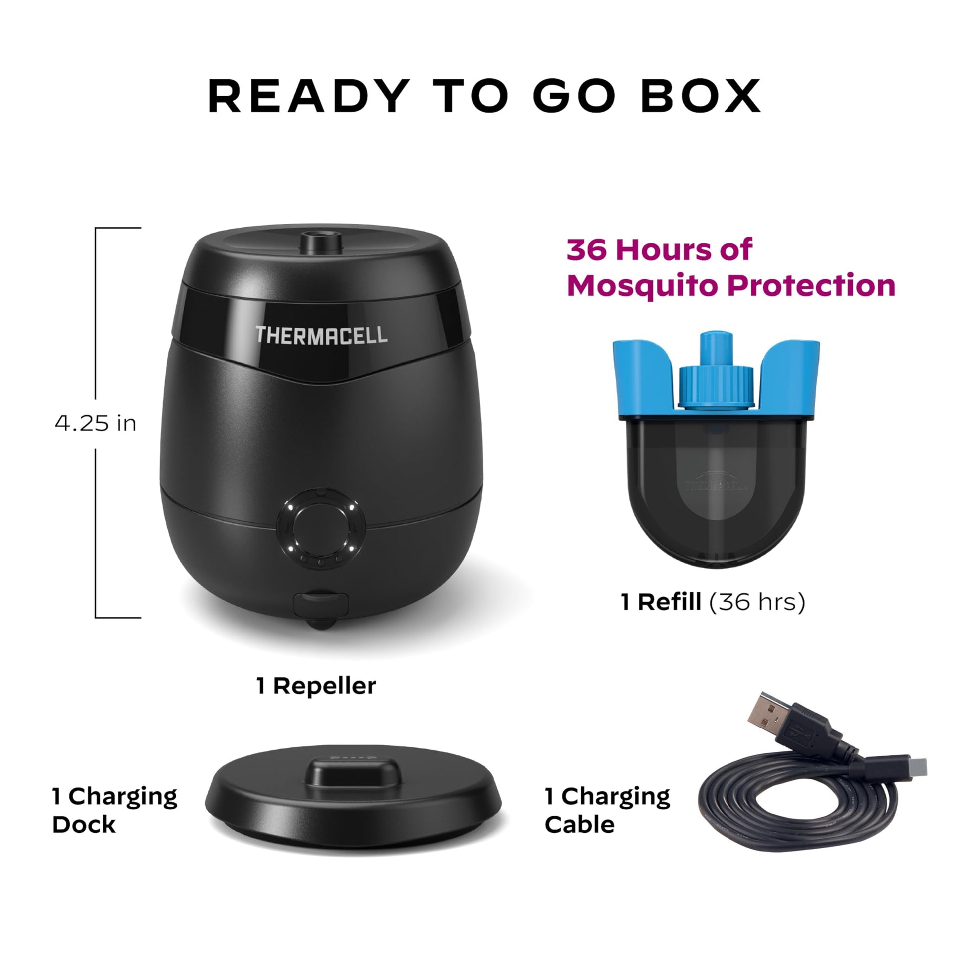 Thermacell Rechargeable Mosquito Repeller with 20’ Mosquito Protection Zone - Tech Meets Trend