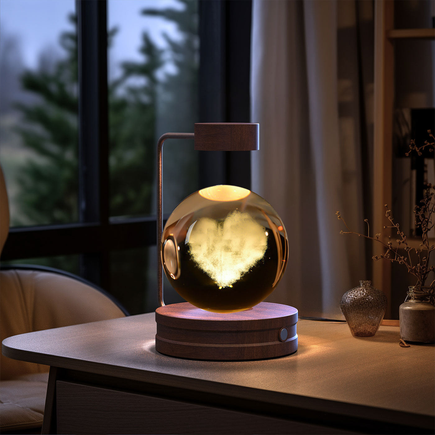 Beautiful Crystal Ball Cosmic Indoor Night Light - Tech Meets Trend