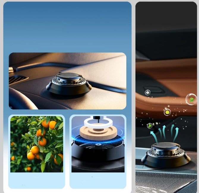 Rotating Solar Car Essential Oil Diffuser - Tech Meets Trend