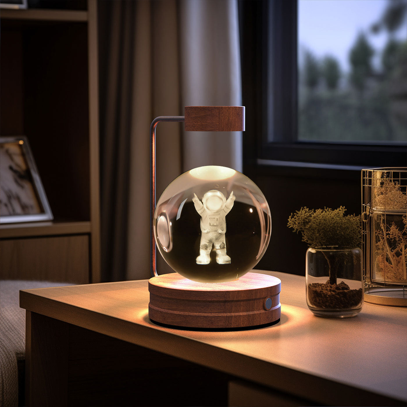 Beautiful Crystal Ball Cosmic Indoor Night Light - Tech Meets Trend