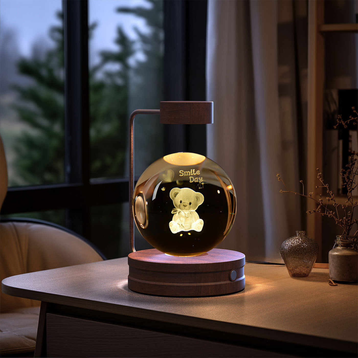 Beautiful Crystal Ball Cosmic Indoor Night Light - Tech Meets Trend