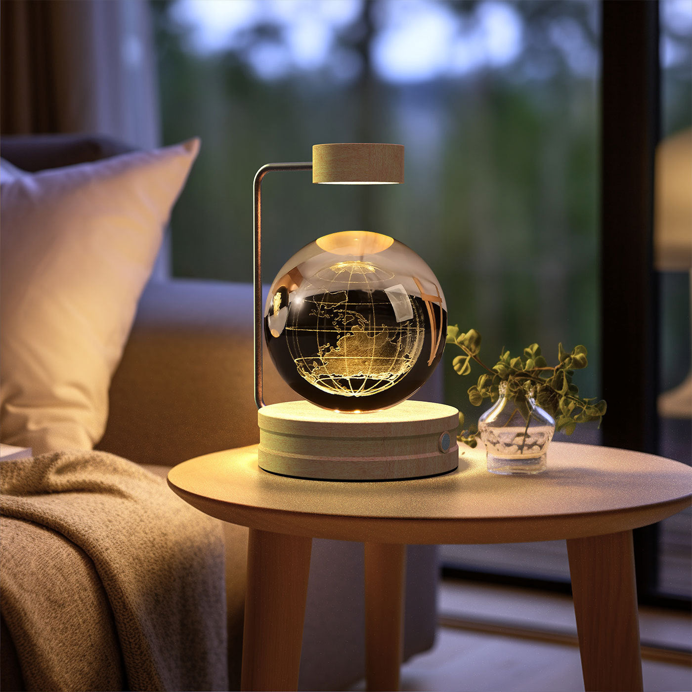 Beautiful Crystal Ball Cosmic Indoor Night Light - Tech Meets Trend