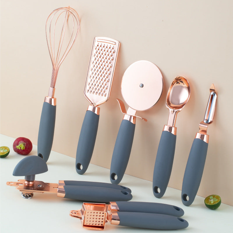 Kitchen Household Gadget Copper Plating Set.