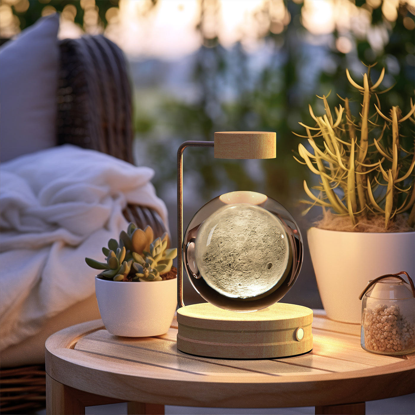 Beautiful Crystal Ball Cosmic Indoor Night Light - Tech Meets Trend