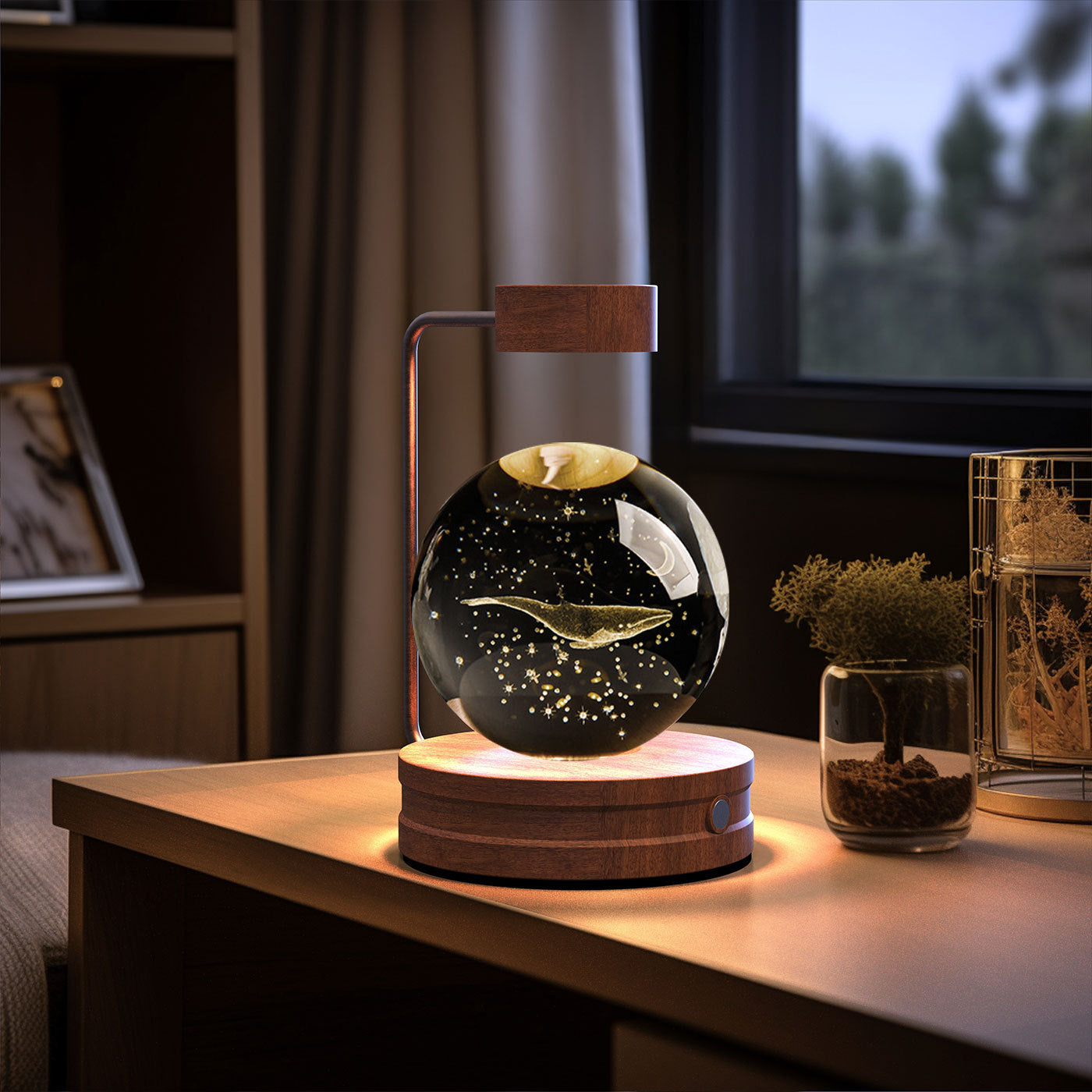 Beautiful Crystal Ball Cosmic Indoor Night Light - Tech Meets Trend