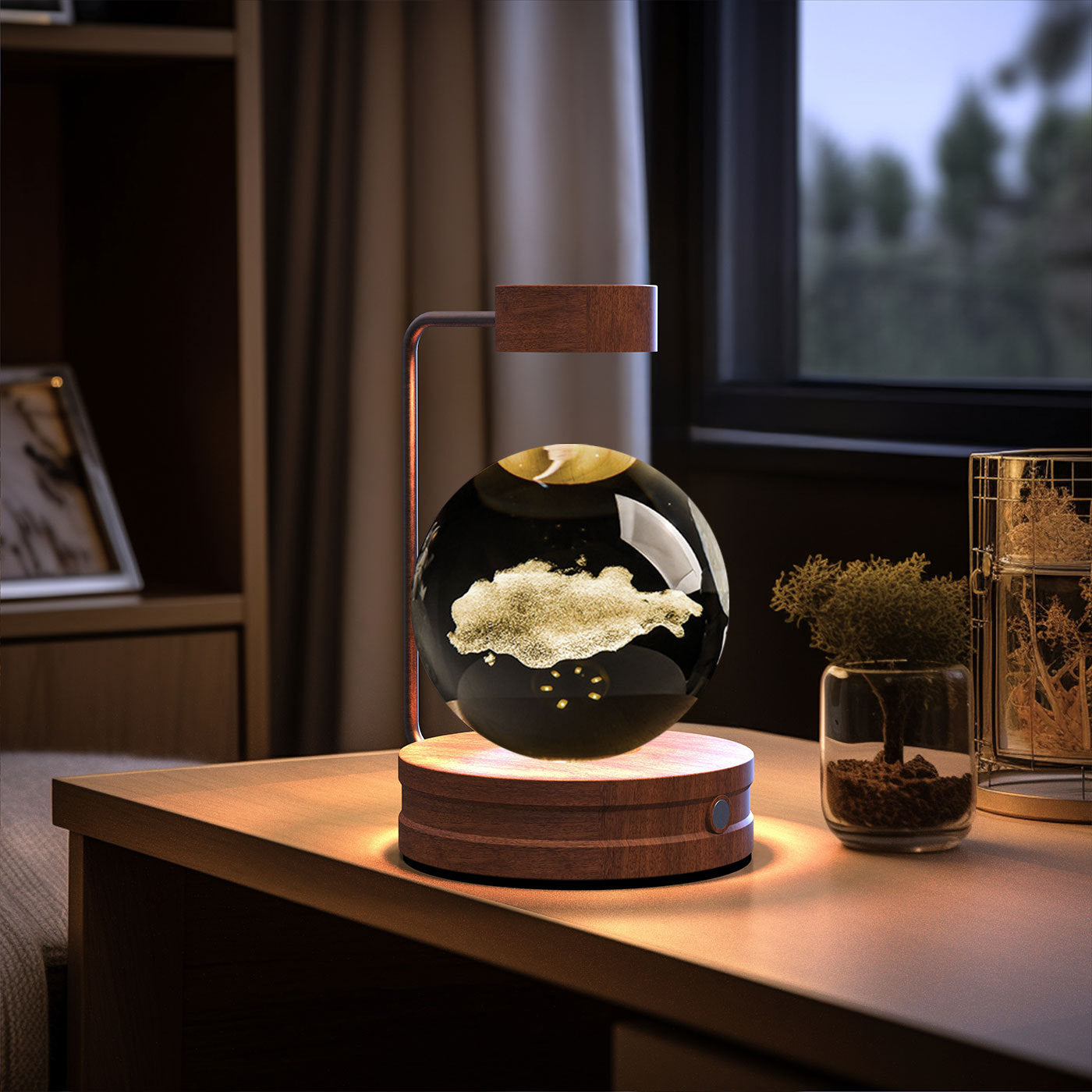 Beautiful Crystal Ball Cosmic Indoor Night Light - Tech Meets Trend