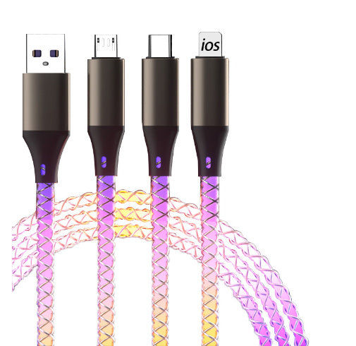 Colorful Streamer Charging Cable - Tech Meets Trend