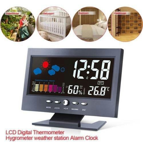 Multi-Function Large Screen Perpetual Calendar Clock - Tech Meets Trend