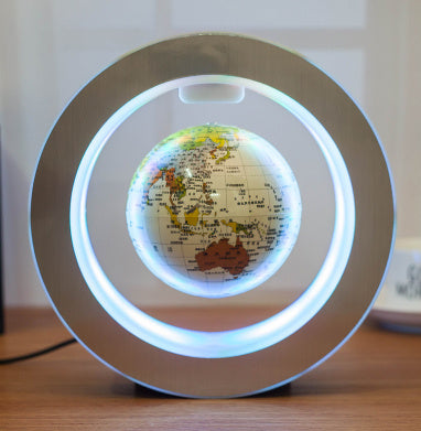 LED World Map Floating Globe - Tech Meets Trend