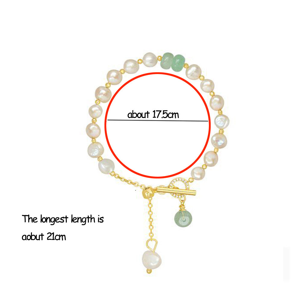 Pretty Freshwater Pearl Adjustable Bracelet.