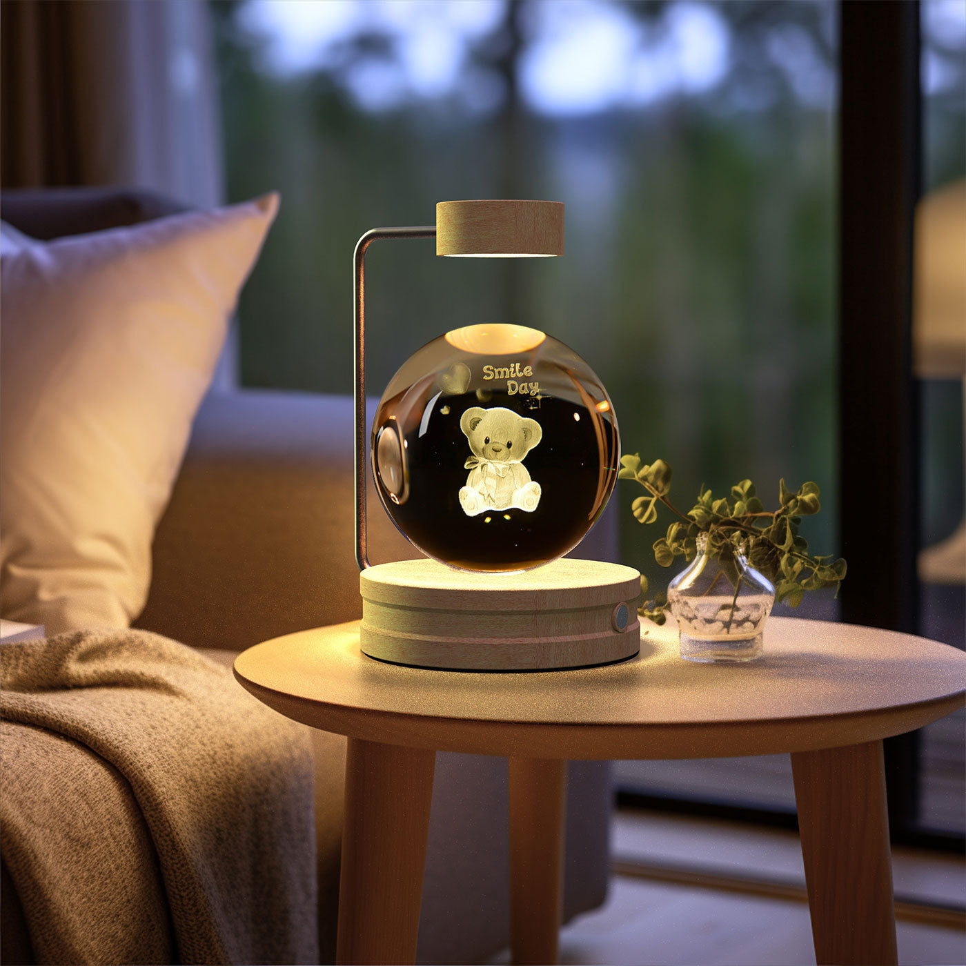 Beautiful Crystal Ball Cosmic Indoor Night Light - Tech Meets Trend