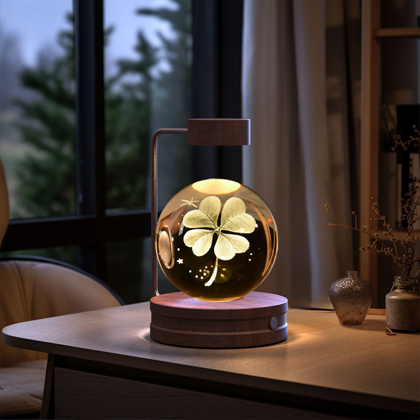 Beautiful Crystal Ball Cosmic Indoor Night Light - Tech Meets Trend