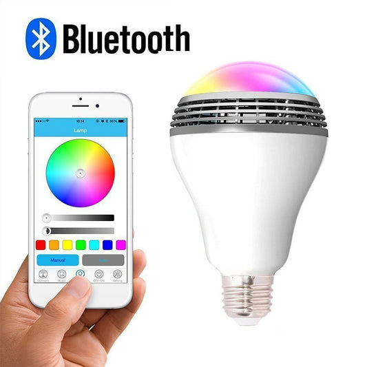 LED Smart Bluetooth Speaker Bulb Light.