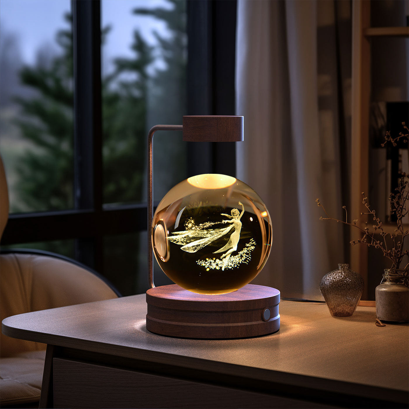 Beautiful Crystal Ball Cosmic Indoor Night Light - Tech Meets Trend