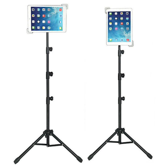 Tablet PC Stand Metal Telescopic Tube Floor Tripod Stand - Tech Meets Trend