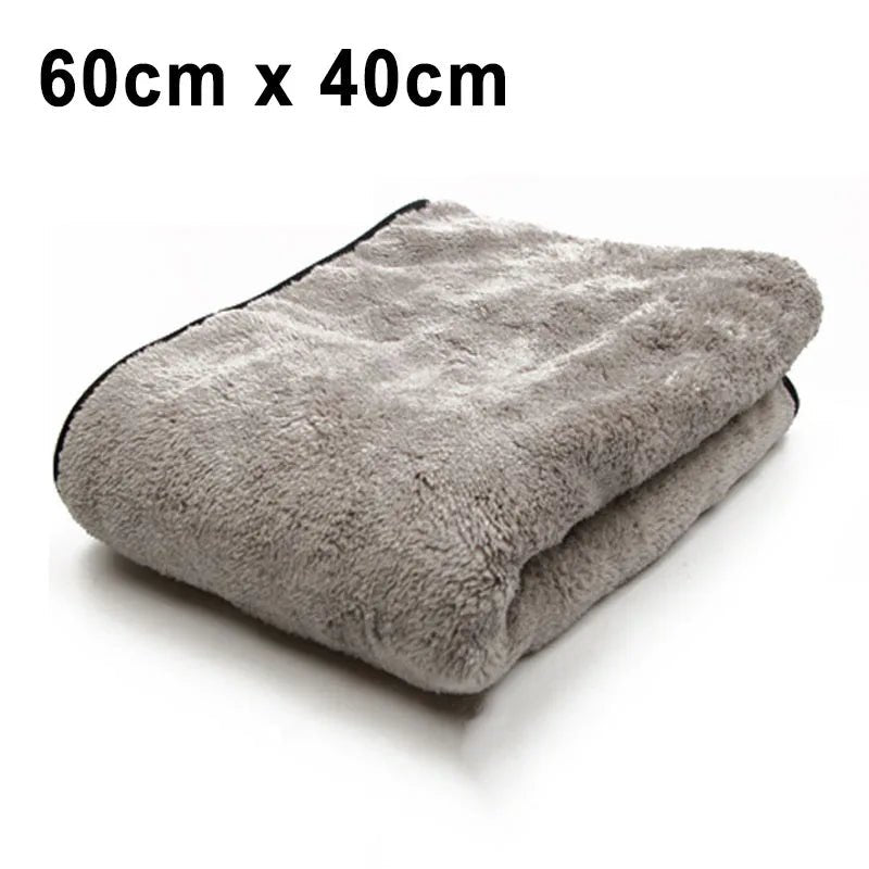 SEAMETAL Multi Sizes Car Microfiber Towel Upgraded Ultra-Soft Auto Drying Cleaning Cloth Super Absorbent Scratch-Free Towels - Tech Meets Trend